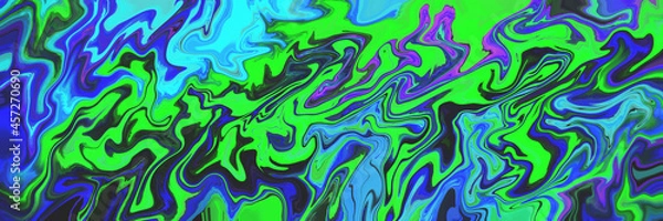 Obraz Wavy abstract colorful background