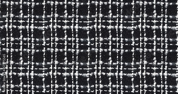 Fototapeta tweed real fabric texture seamless pattern
