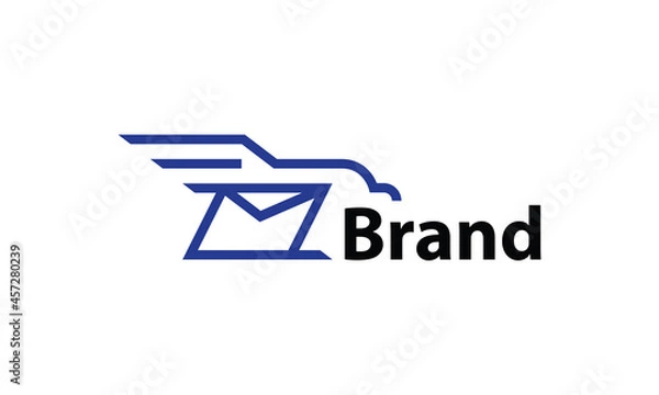 Fototapeta Message delivery