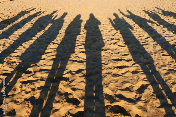 Obraz Ombres sur le sable