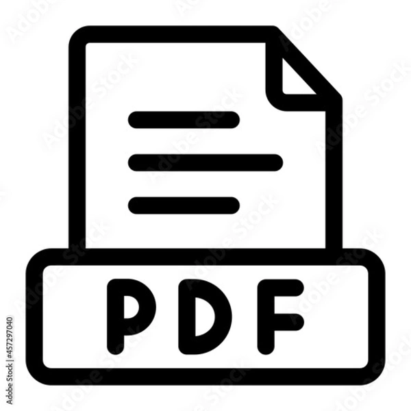 Obraz pdf icons