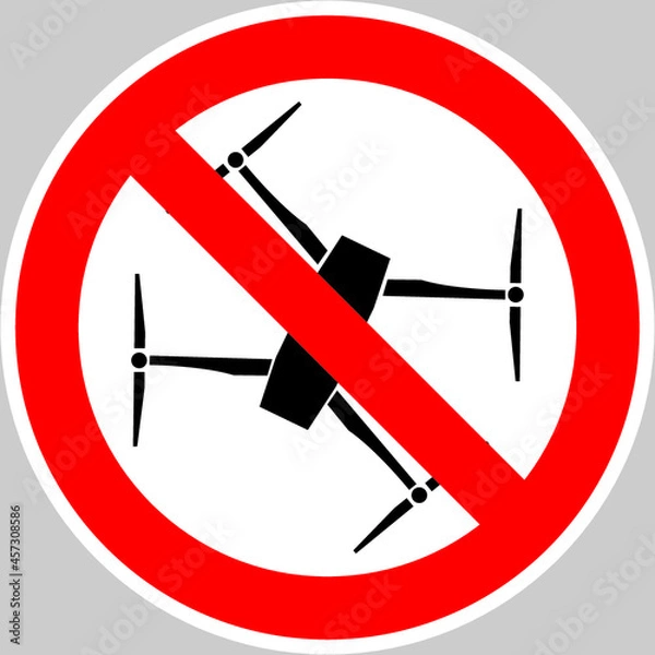 Obraz Drohnenflugverbot