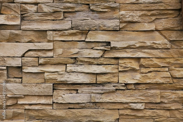 Fototapeta horizontal modern brick wall for pattern and background