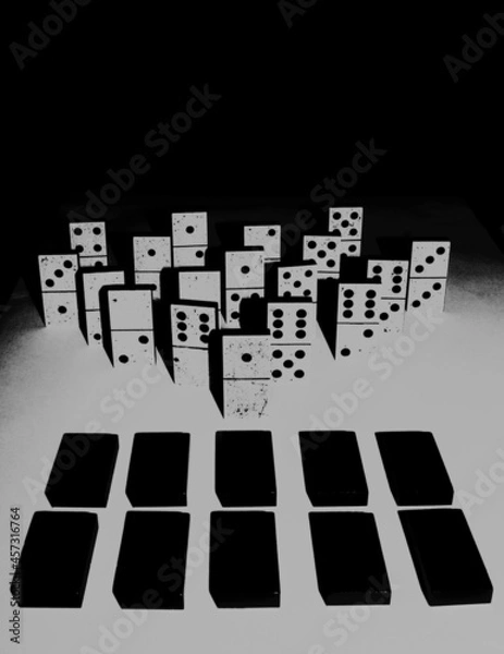 Fototapeta domino effect