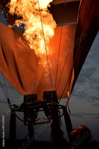Obraz Heißluftballon