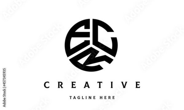 Obraz ECR creative circle three letter logo