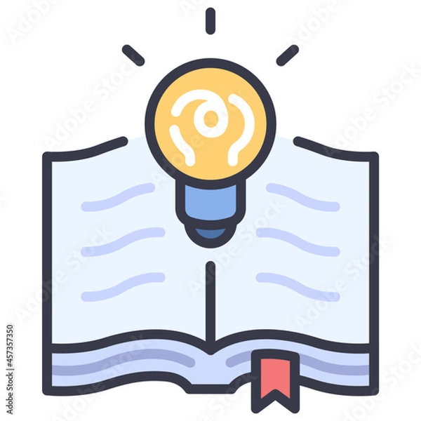 Obraz idea books icon