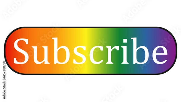Fototapeta Gay subscribe button