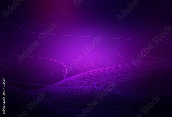 Obraz Dark Purple, Pink vector abstract blurred background.
