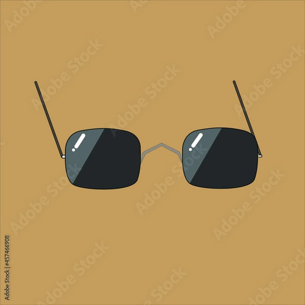 Obraz retro sunglasses vector illustration