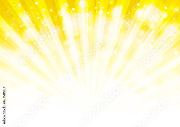 Fototapeta 放射状に輝く光の背景