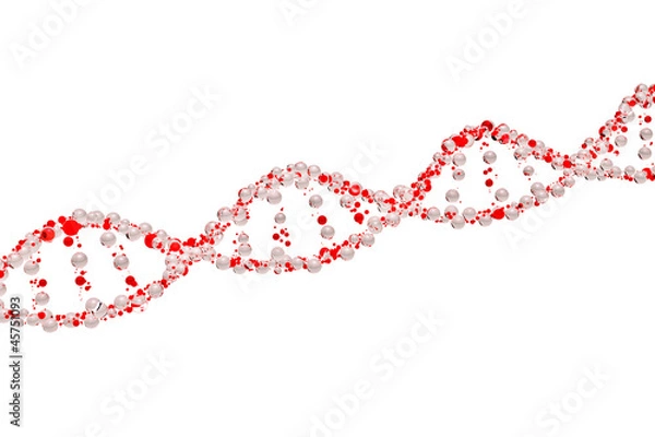 Obraz 3d model of DNA