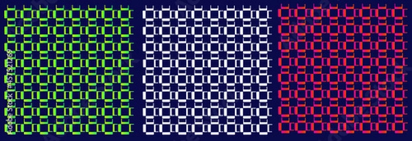 Fototapeta Minimal covers design. set of Colorful design gradients. Future geometric patterns. Eps10 vecto