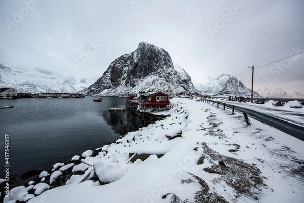 Obraz Norway Lofoten in winter