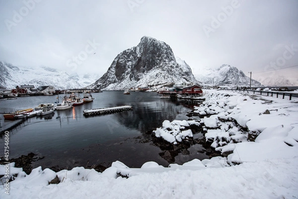 Obraz Norway Lofoten in winter