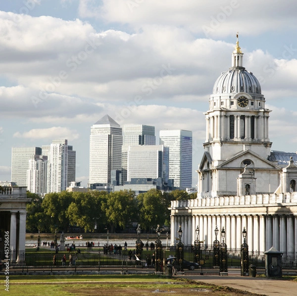 Obraz London Skyline, Canary Wharf