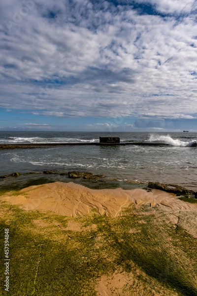 Obraz the beach in the morning