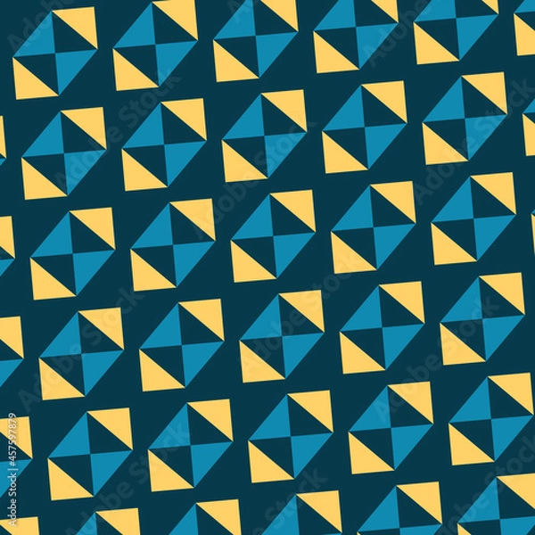 Obraz Colorful seamless geometric pattern design. Modern art. Abstract background.