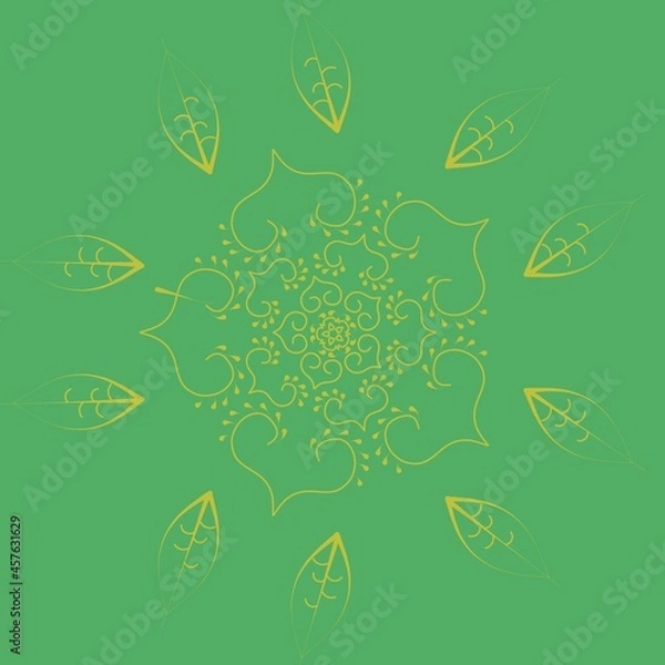 Obraz beautiful flowers pattern.