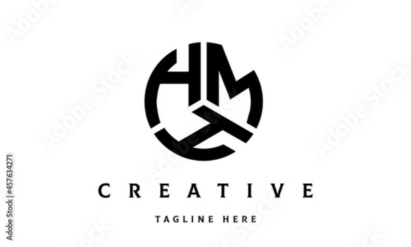 Obraz HMH creative circle three letter logo