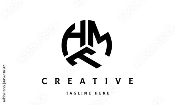 Obraz HMT creative circle three letter logo