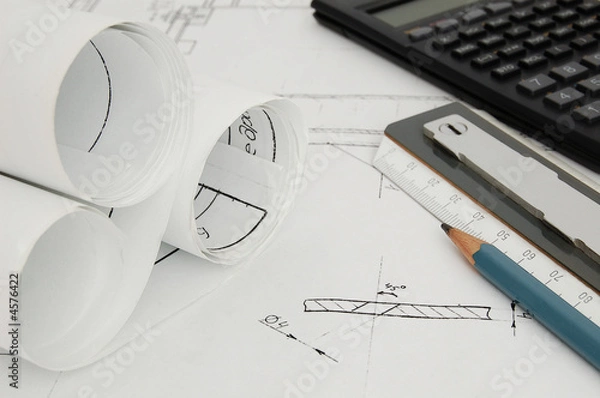 Obraz design draft papers