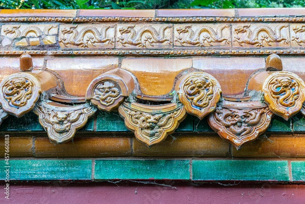 Fototapeta glazed tiles