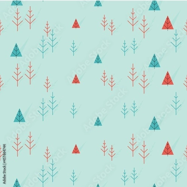 Fototapeta christmas tree pattern