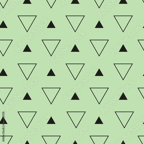 Fototapeta Simple pattern with geometric shapes