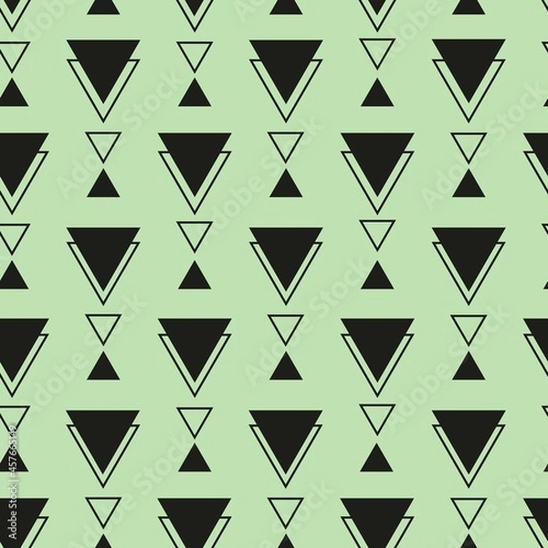 Fototapeta Simple pattern with geometric shapes