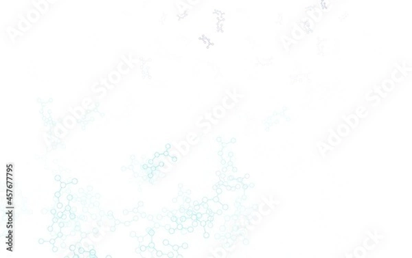 Obraz Light Pink, Blue vector template with artificial intelligence structure.