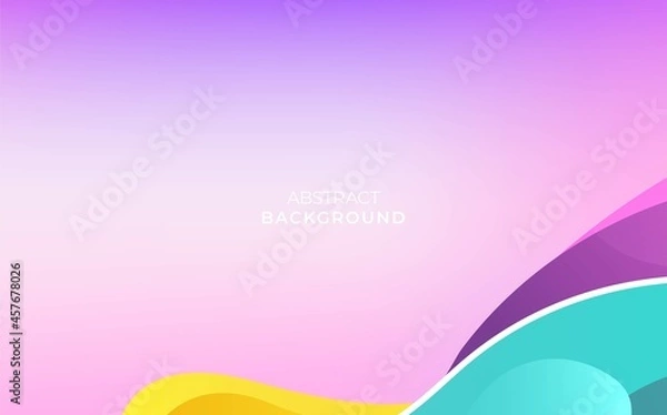 Fototapeta modern abstract liquid colorful background banner design. can be used on posters ,banner ,web and any more.