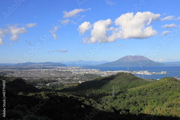 Obraz 鹿児島市の街並み