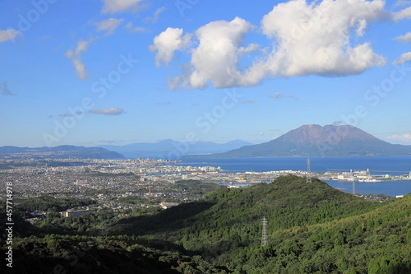 Obraz 鹿児島市の街並み