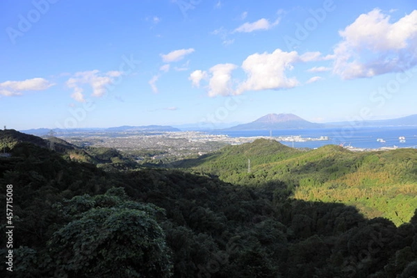 Obraz 鹿児島市の街並み