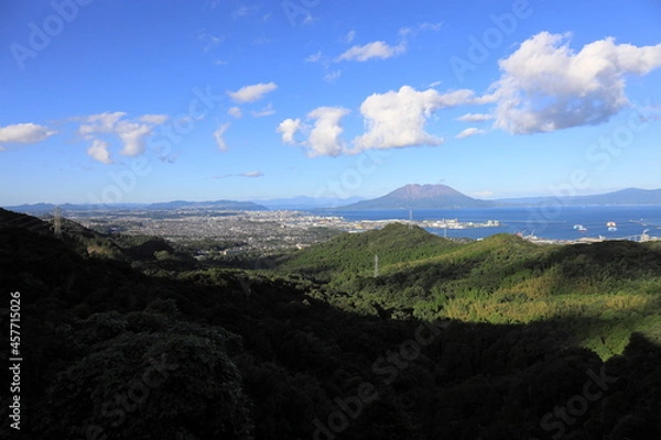 Obraz 鹿児島市の街並み