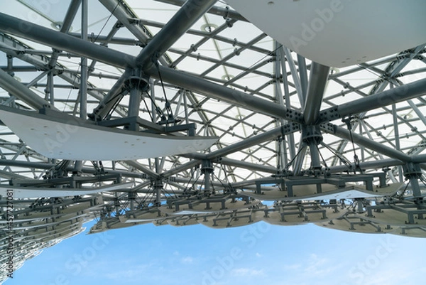 Obraz Open-air stage metal structures in the south of summer