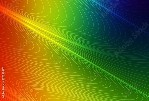 Fototapeta Dark Multicolor vector template with repeated sticks.