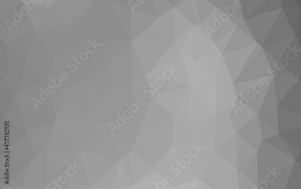 Fototapeta Light Silver, Gray vector polygonal background.