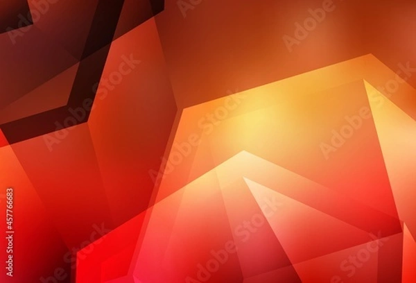 Obraz Light Red vector abstract mosaic backdrop.