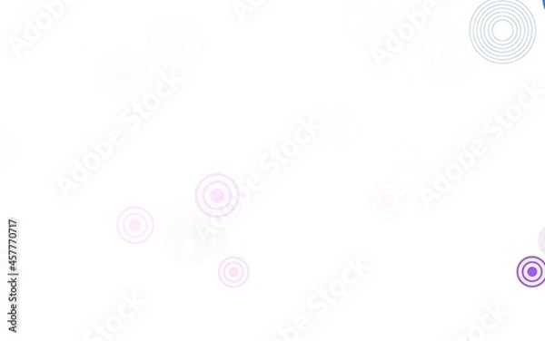 Obraz Light Purple, Pink vector background with spots.