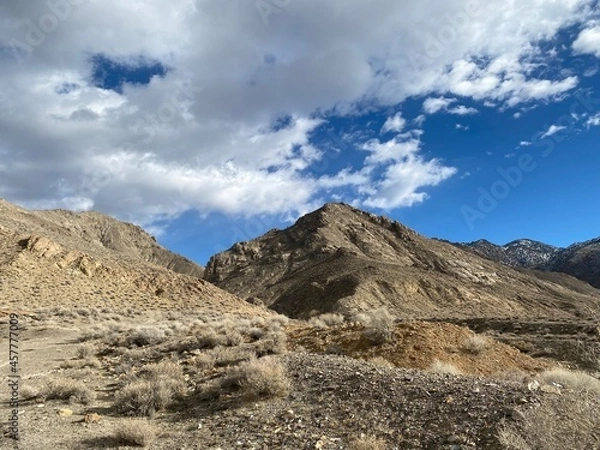 Obraz landscape with blue sky and clouds