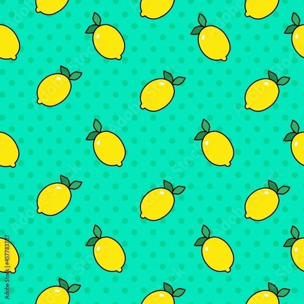 Fototapeta Pop art style pattern