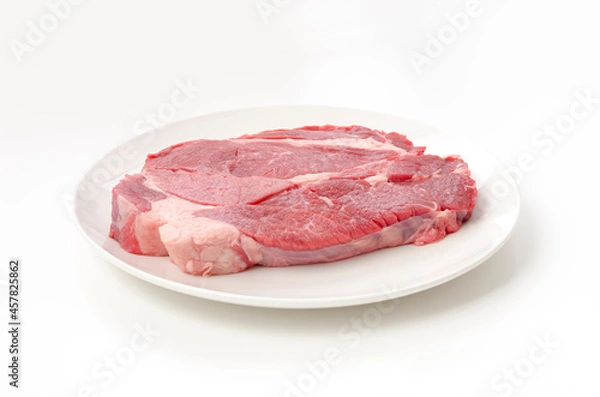 Fototapeta 牛肉赤身肩ロース（ステーキ肉）