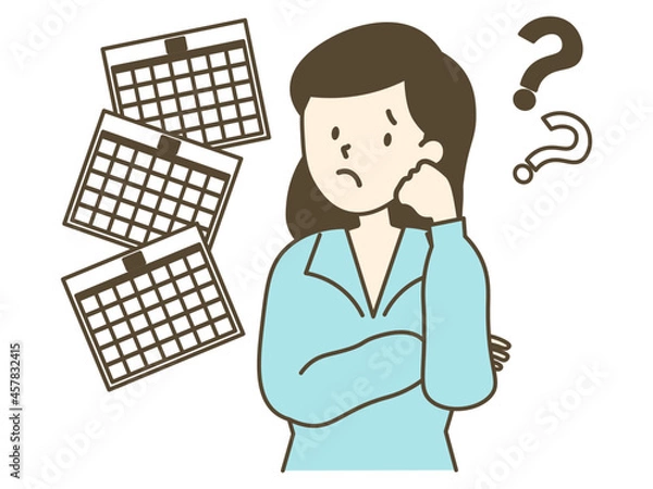 Fototapeta 生理不順・性欲減退・排尿困難・頻尿・尿失禁_自律神経の乱れで起こる症状