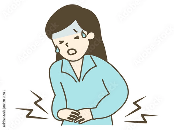 Fototapeta 便秘・下痢_自律神経の乱れで起こる症状