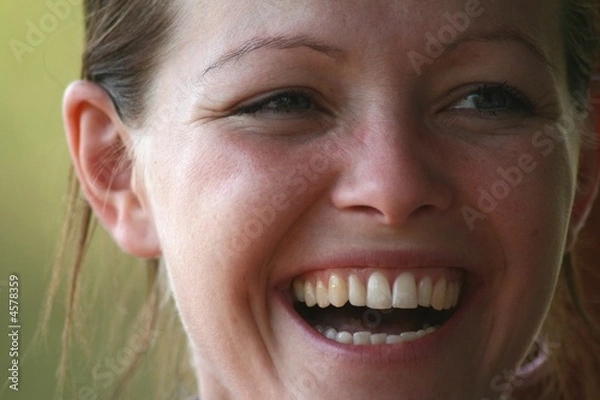 Obraz happy young lady