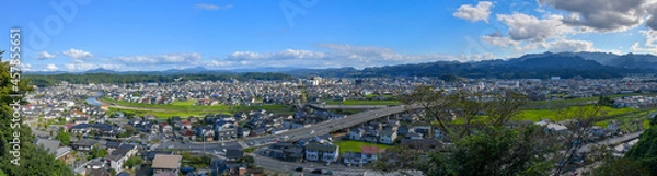 Obraz 大分県日田市のパノラマ