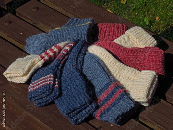 Obraz scarf and gloves