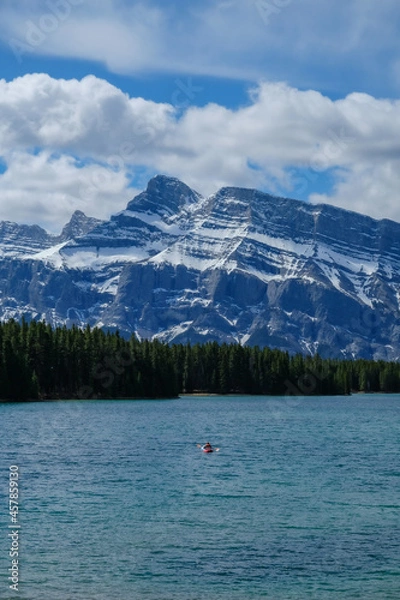 Fototapeta ランドル山を目指して進む